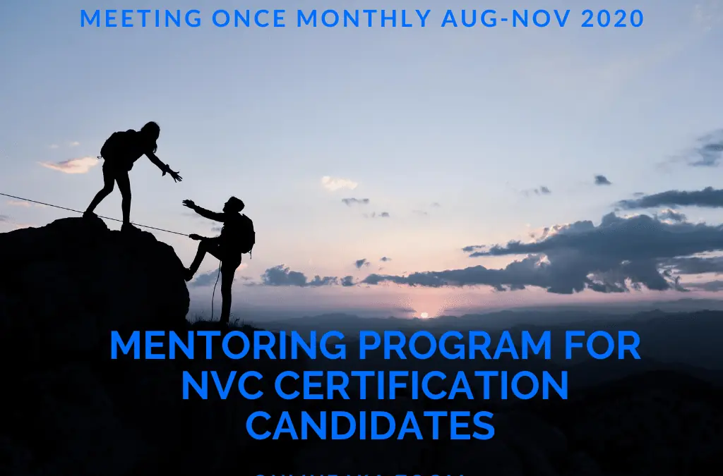 Mentoring program for NVC Certification Candidates