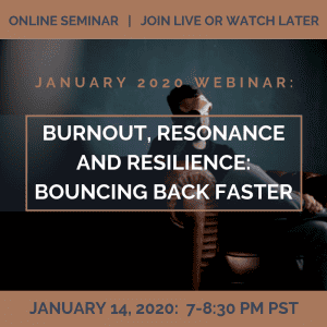 Burnout, Resonance and Resilience: Bouncing Back Faster