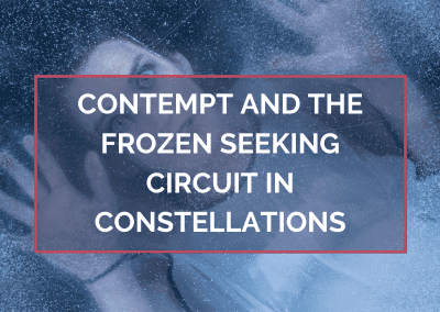 Contempt and the Frozen Seeking Circuit in Constellations