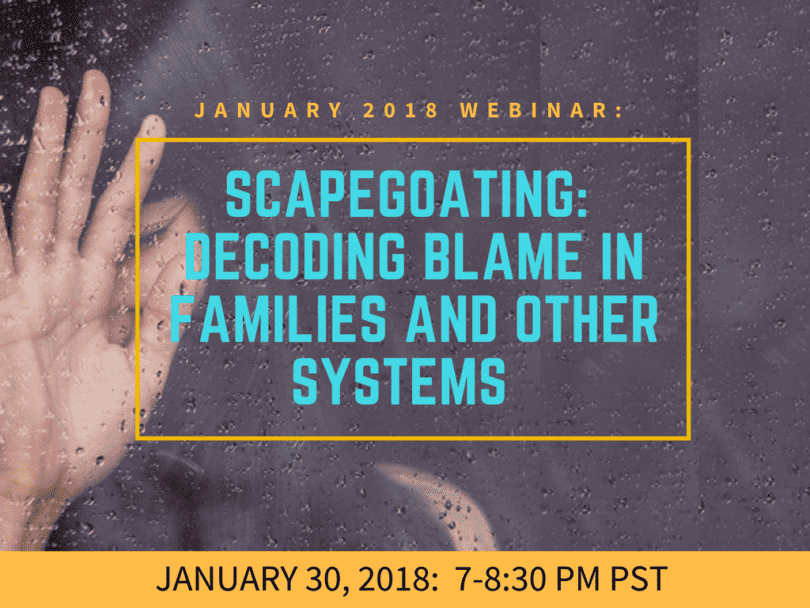 Scapegoating: Decoding Blame in Families and Other Systems