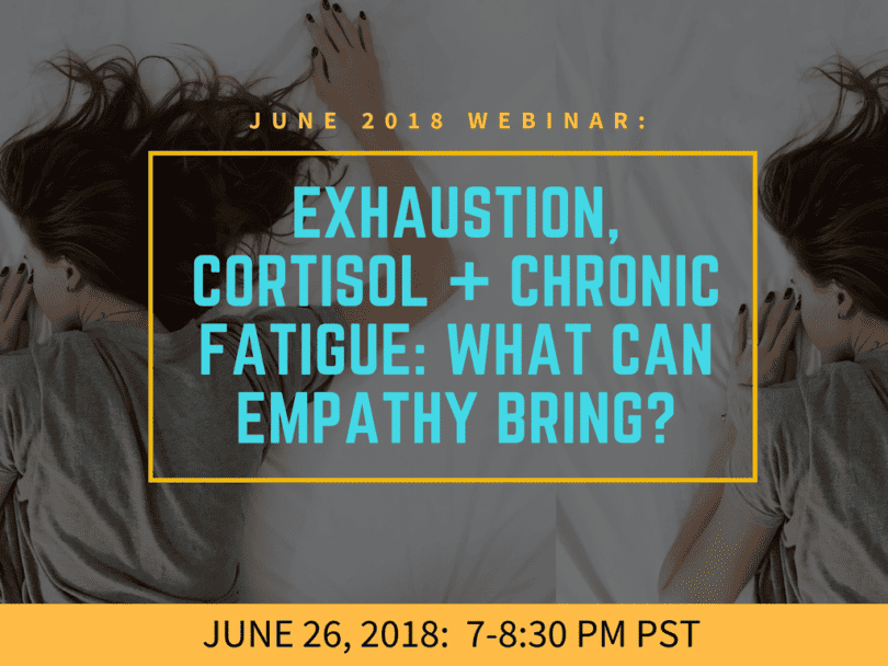 Exhaustion, Cortisol, Chronic Fatigue and the Hypothalamus: what can Empathy Bring?