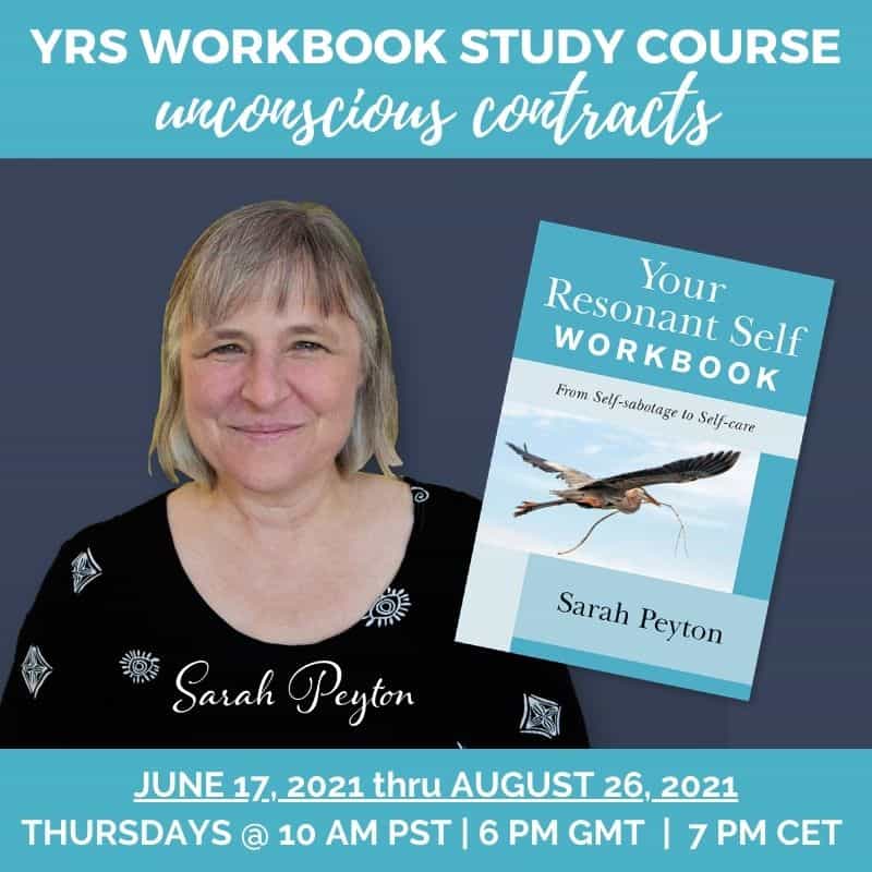 sRAH PEYTON WITH YOUR RESONANT SELF WORKBOOK