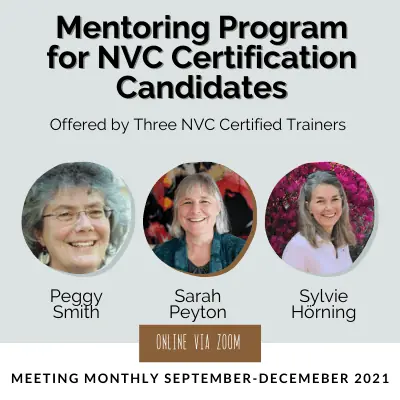 Mentoring program for NVC Certification Candidates – Final Quarter 2021