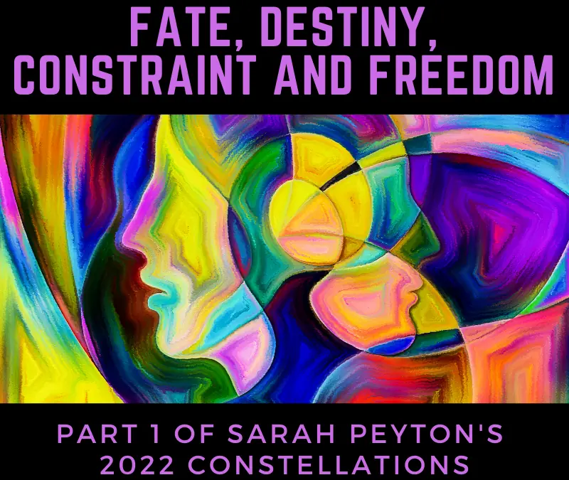 Fate, Destiny, Constraint and Freedom