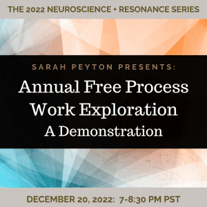 FREE: Sarah’s 2022 Process Work Exploration