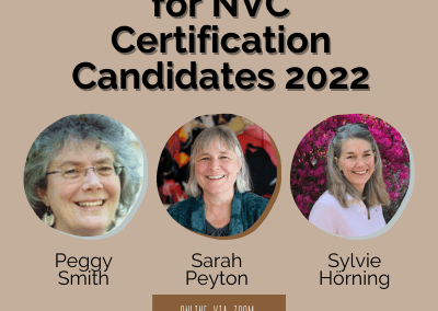 Mentoring program for NVC Certification Candidates – First Trimester 2022
