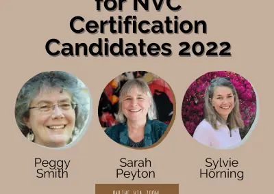 Mentoring program for NVC Certification Candidates – First Trimester 2022