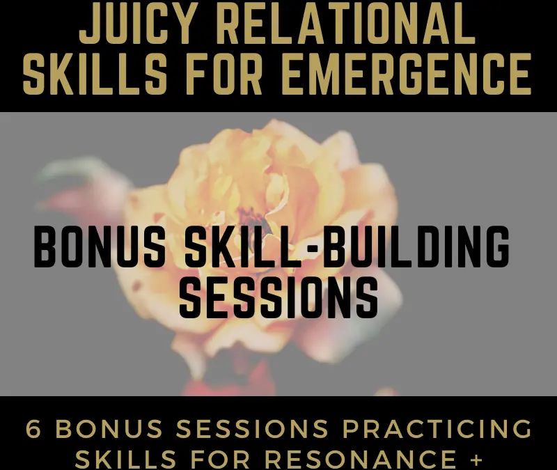 Juicy Relational Skills for Emergence 2023 Bonuses
