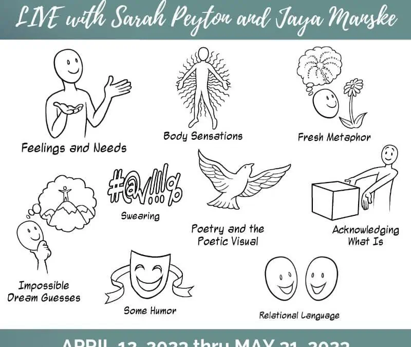 Resonant Language LIVE with Sarah Peyton and Jaya Manske (Spring 2023)
