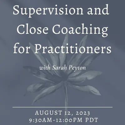 Supervision for Certified Practitioners and Long-term Assistants – August 12, 2023