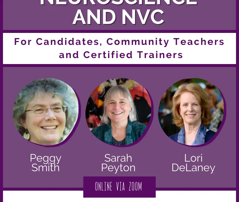 Neuroscience and NVC for Candidates, Community Teachers and Certified Trainers – October 2023 through January 2024