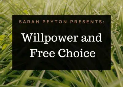 Willpower and Free Choice