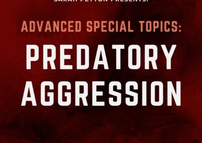 Advanced Special Topics: Predatory Aggression