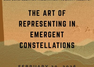 The Resonant Field 2026 – Module 1 – The Art of Representing in Emergent Constellations