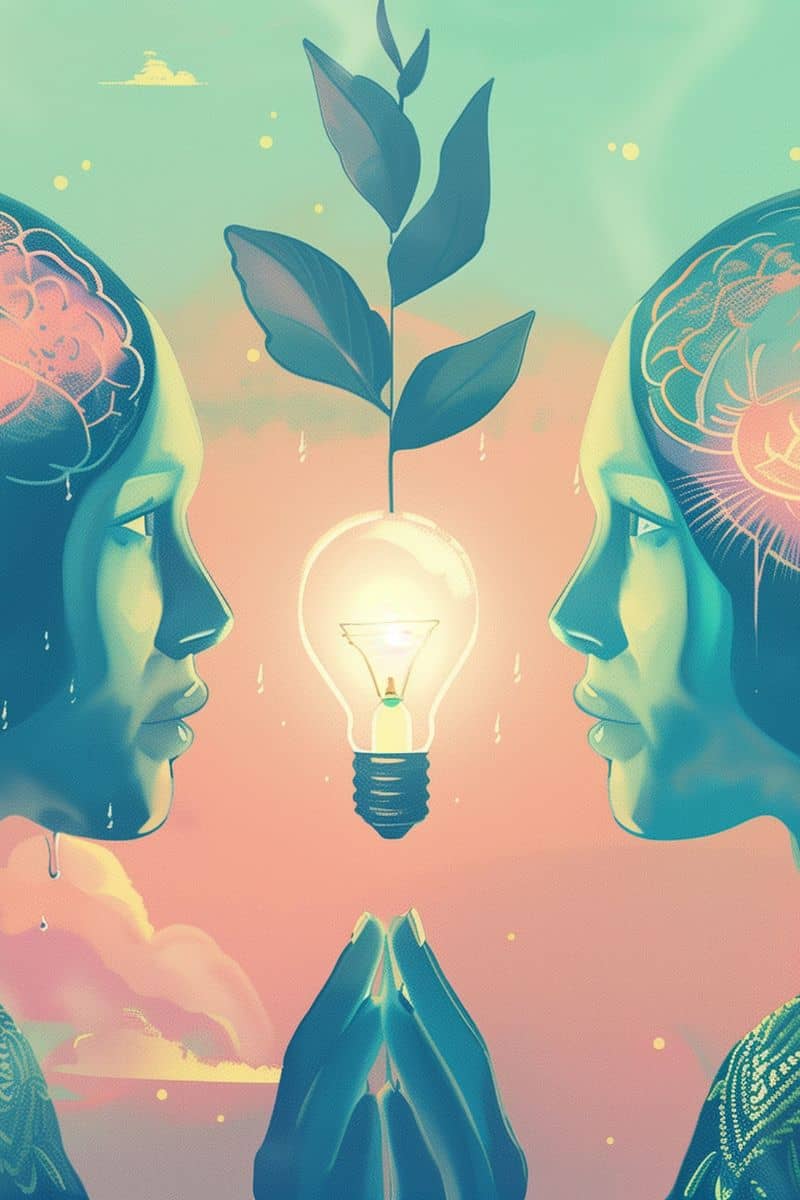 magical-resonance Business people in a seminar raising their hands