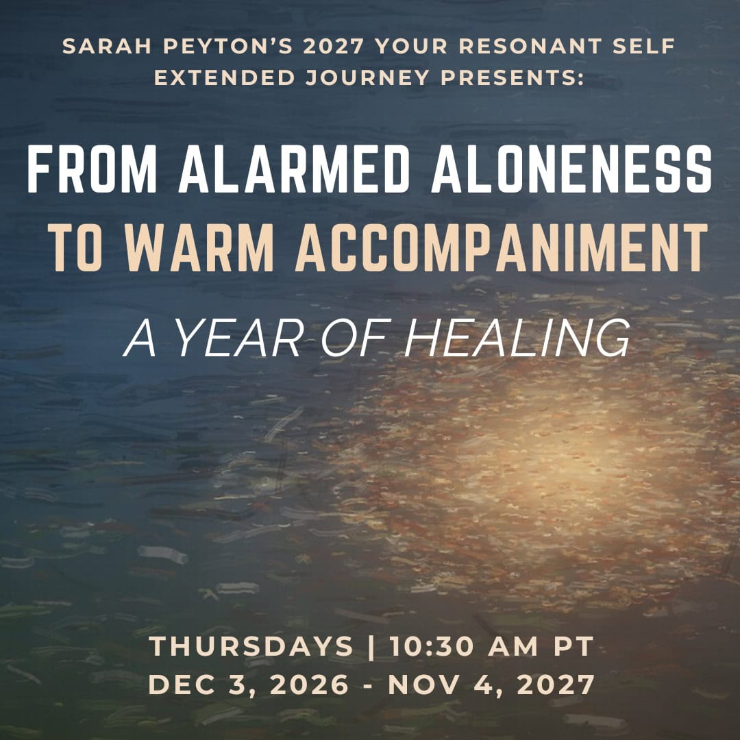 From Alarmed Aloneness to Warm Accompaniment: A Year of Healing